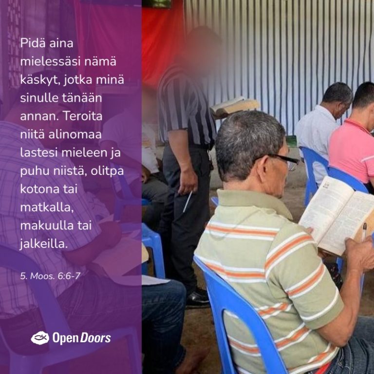 Filippiinit rukous 5. Moos. 6:6-7