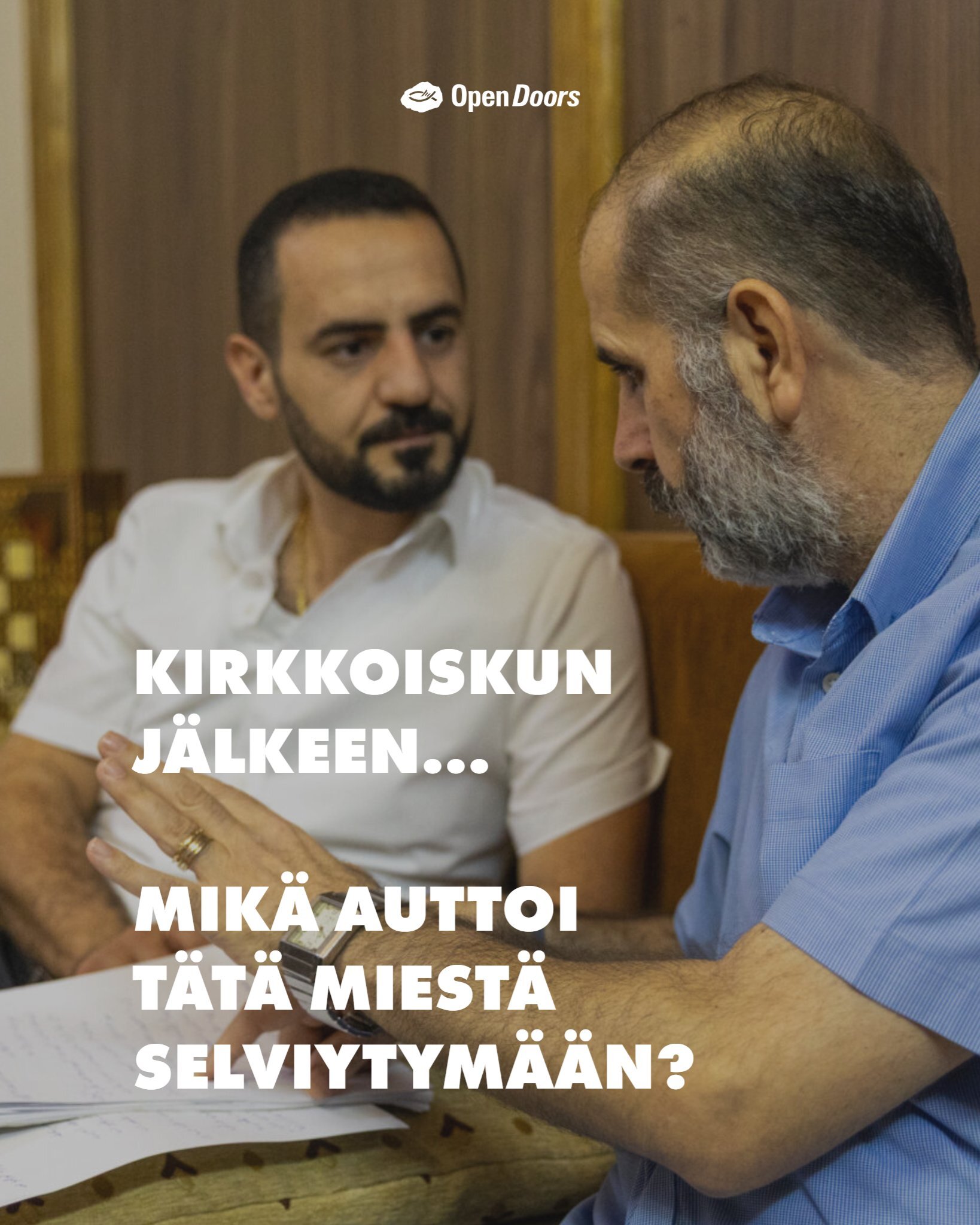 Mikä auttoi tätä miestä selviytymään kirkkoiskusta?