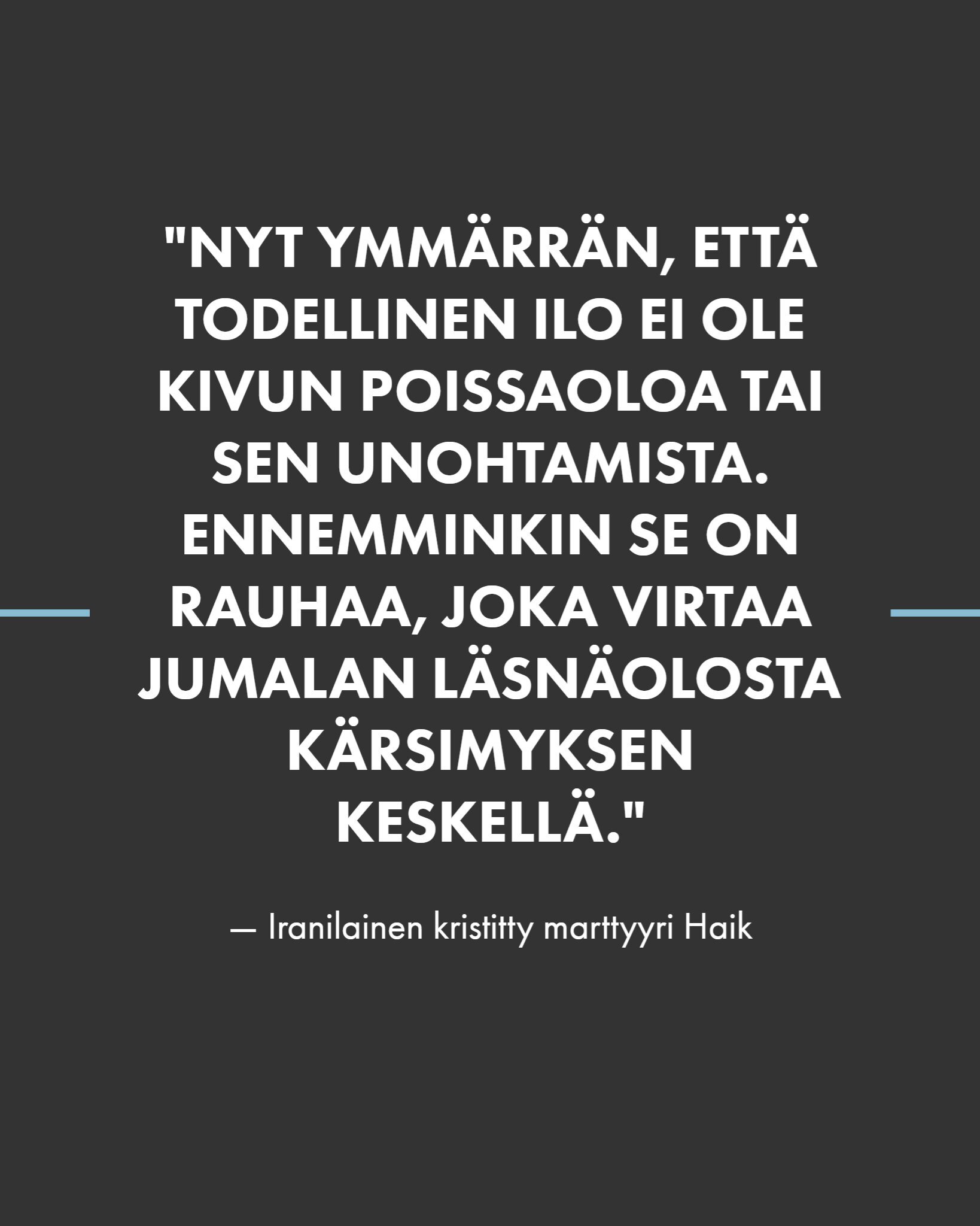 4 opetusta uskosta ja pelosta iranilaisilta kristityiltä