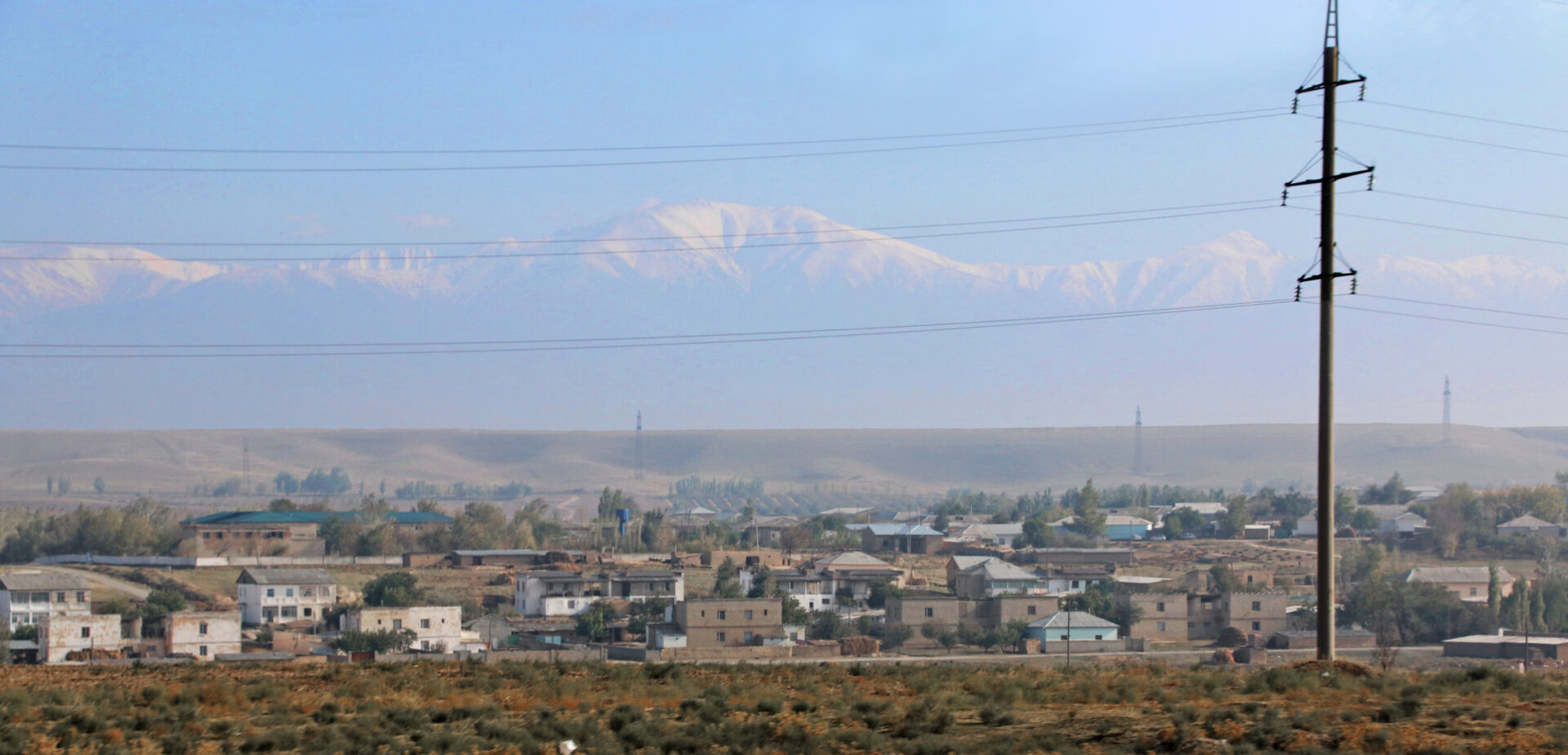 Kylä lähellä Taškentia, Uzbekistan.