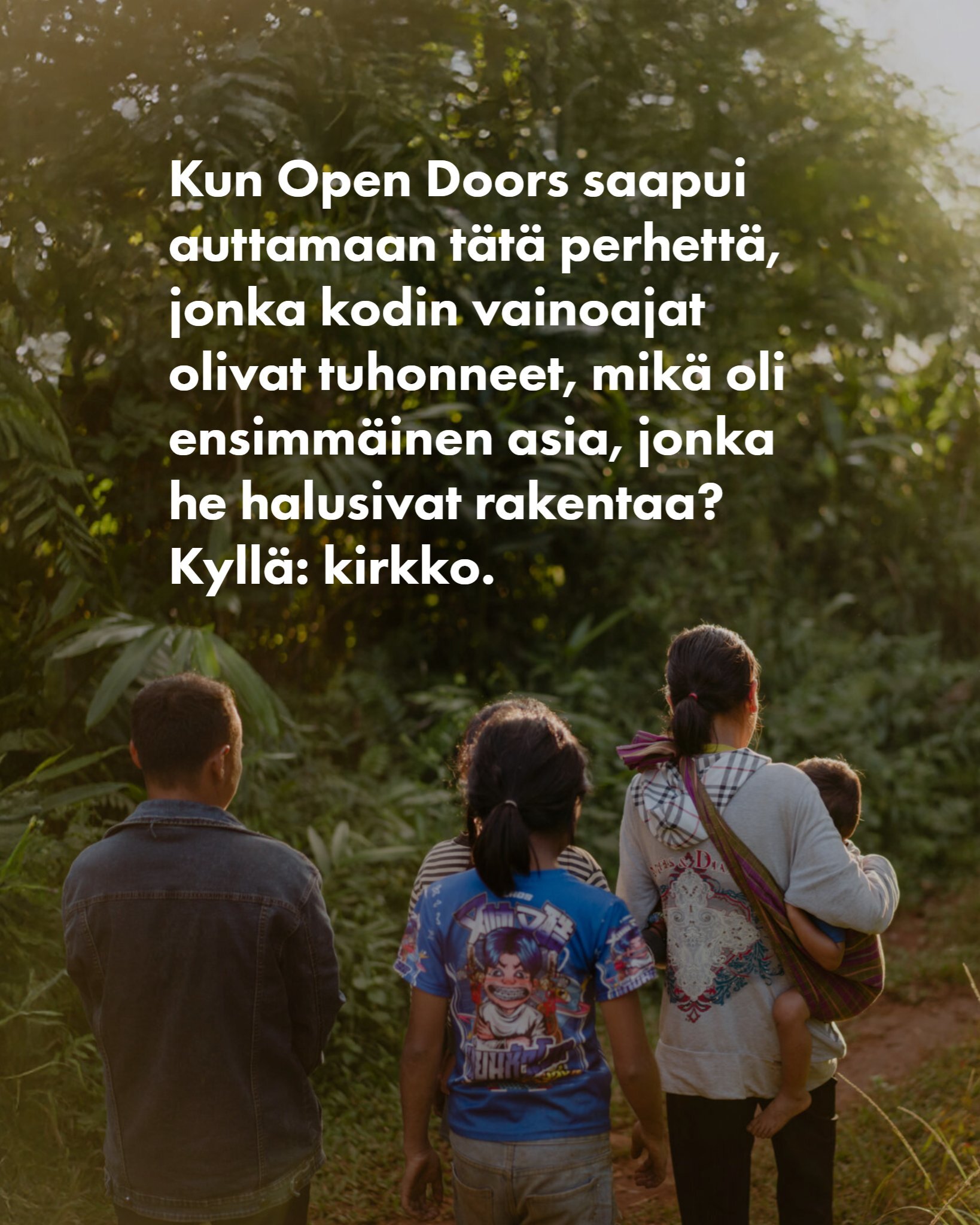 Ei kotia. Ei maata. Ei turvaa.