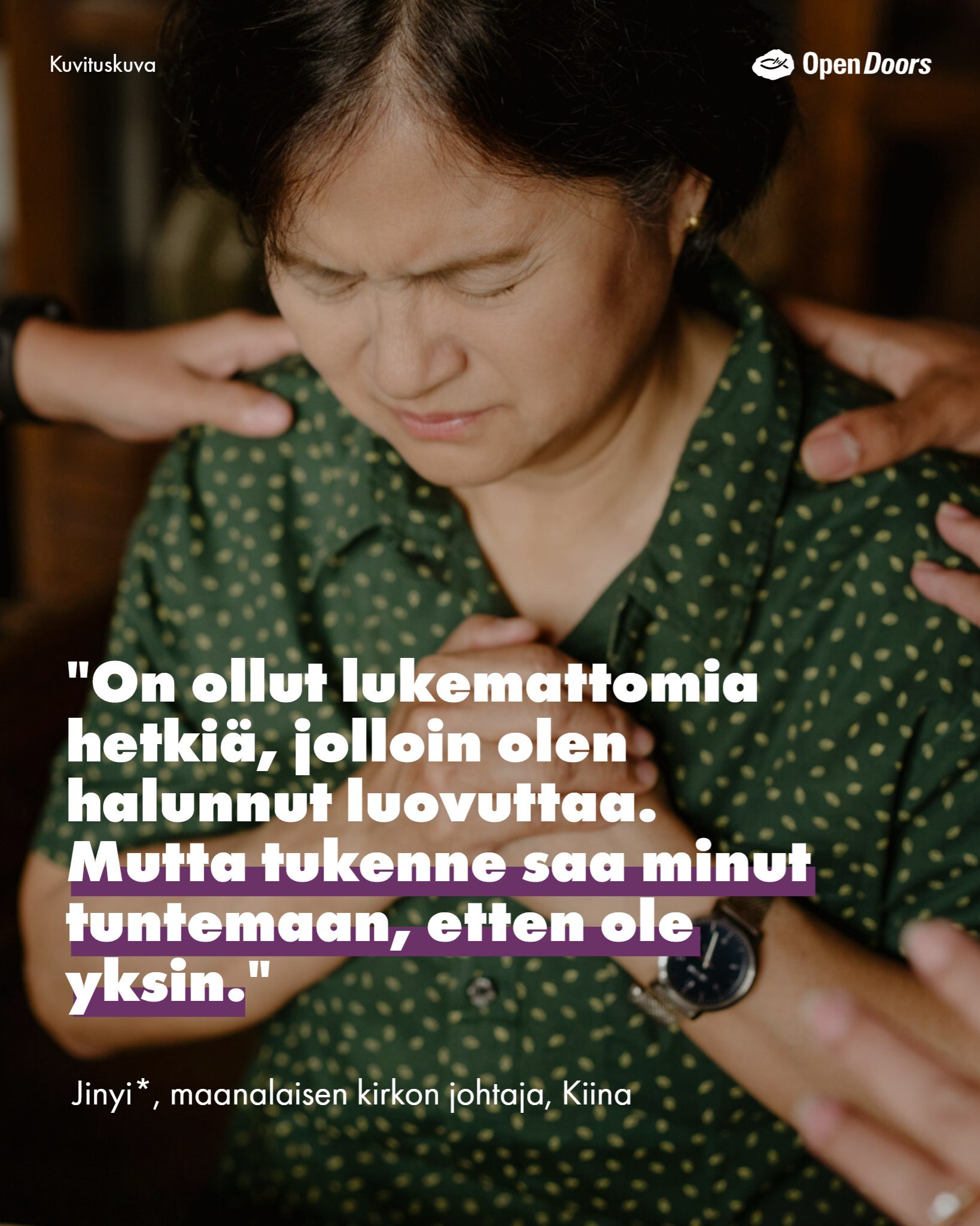 Tukesi saa Jinyin tuntemaan, ettei hän ole yksin