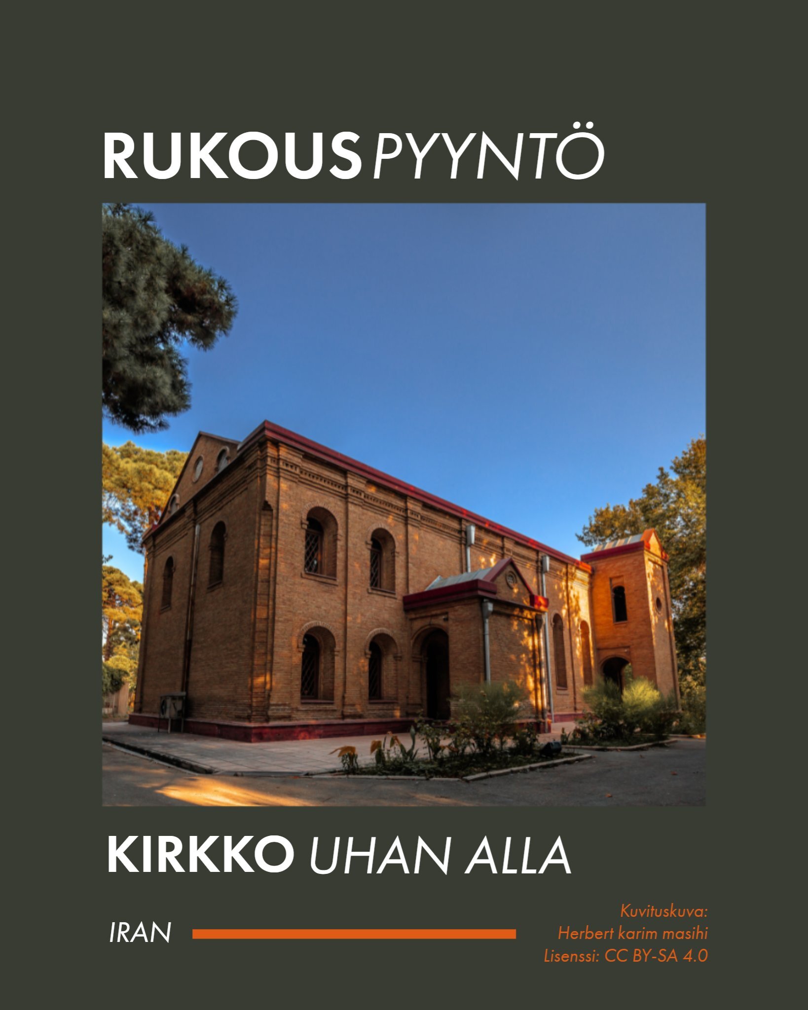 Iranilainen kirkko purku-uhan alla