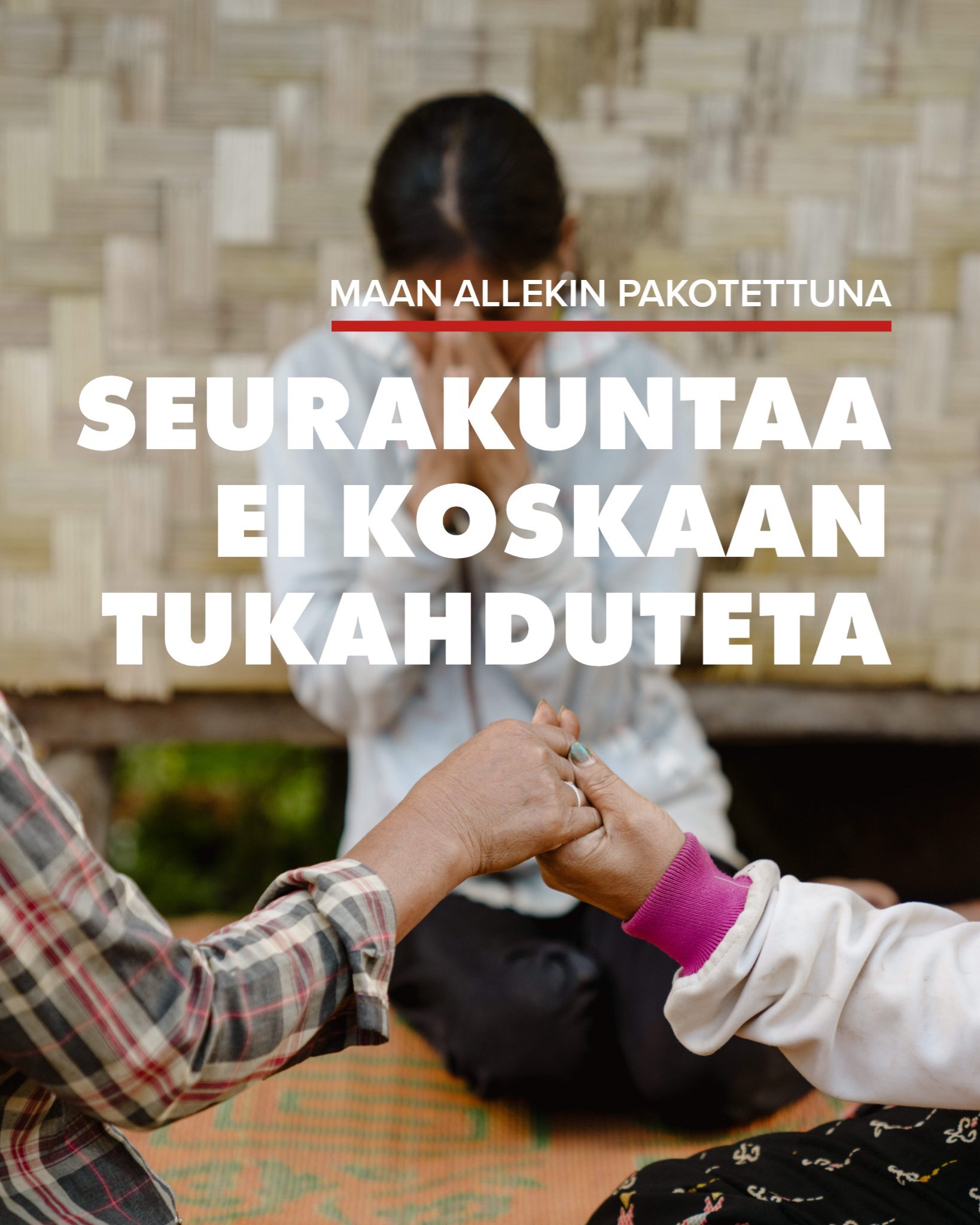 Maanalaista seurakuntaa ei tukahduteta