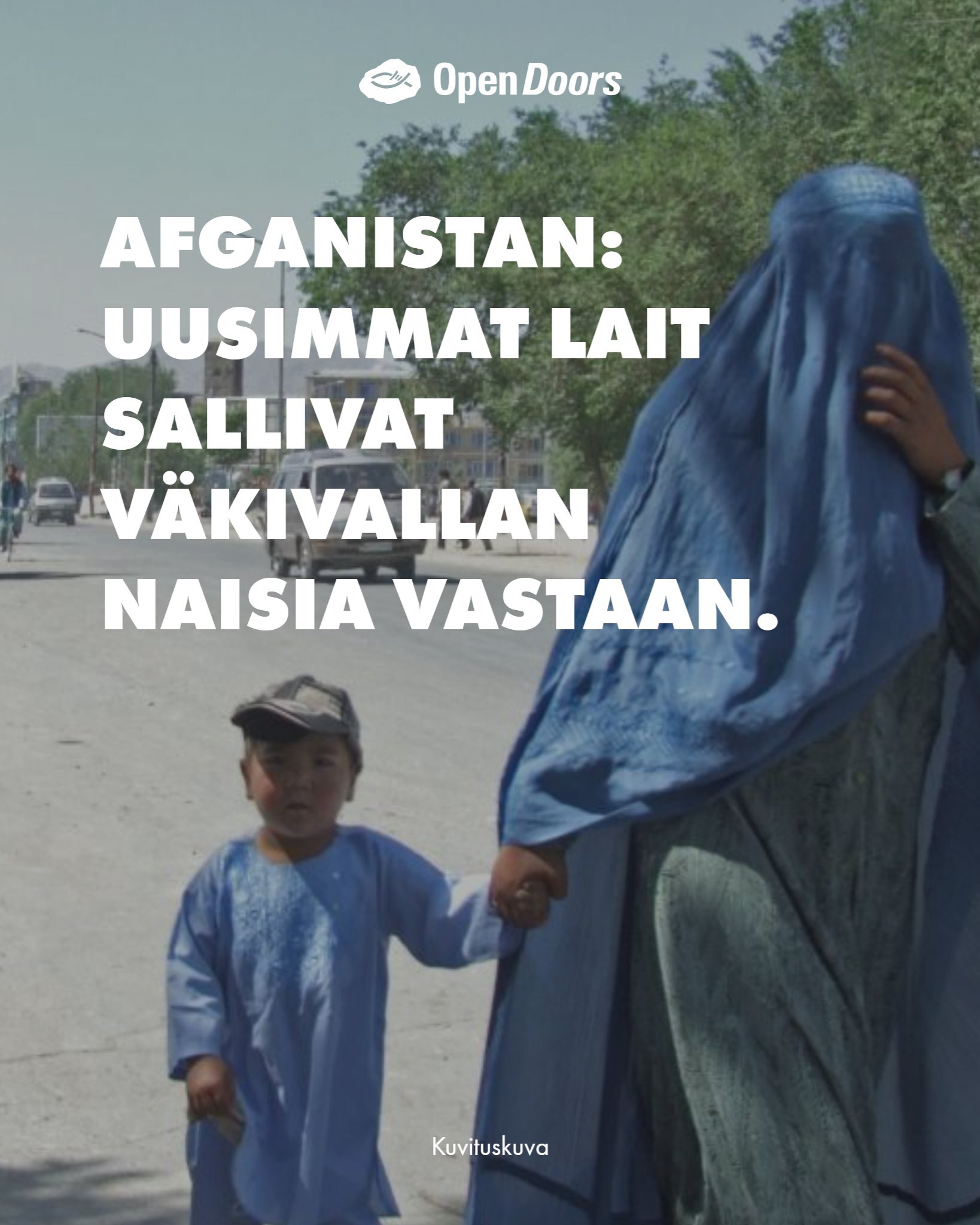 Afganistan: Uusimmat lait sallivat väkivallan naisia vastaan