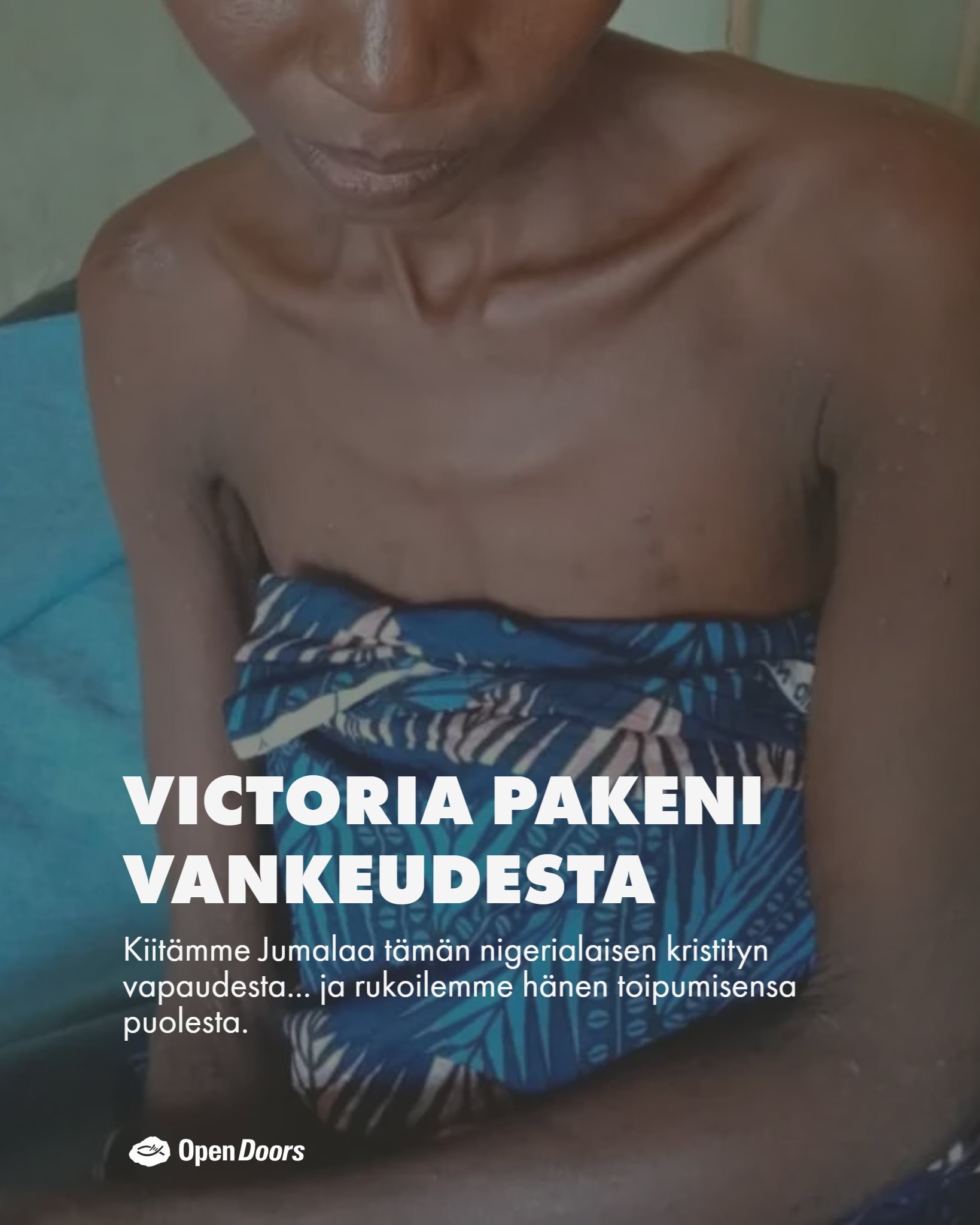 Kiitos Jumalalle: nigerialainen kristitty pakeni vankeudesta