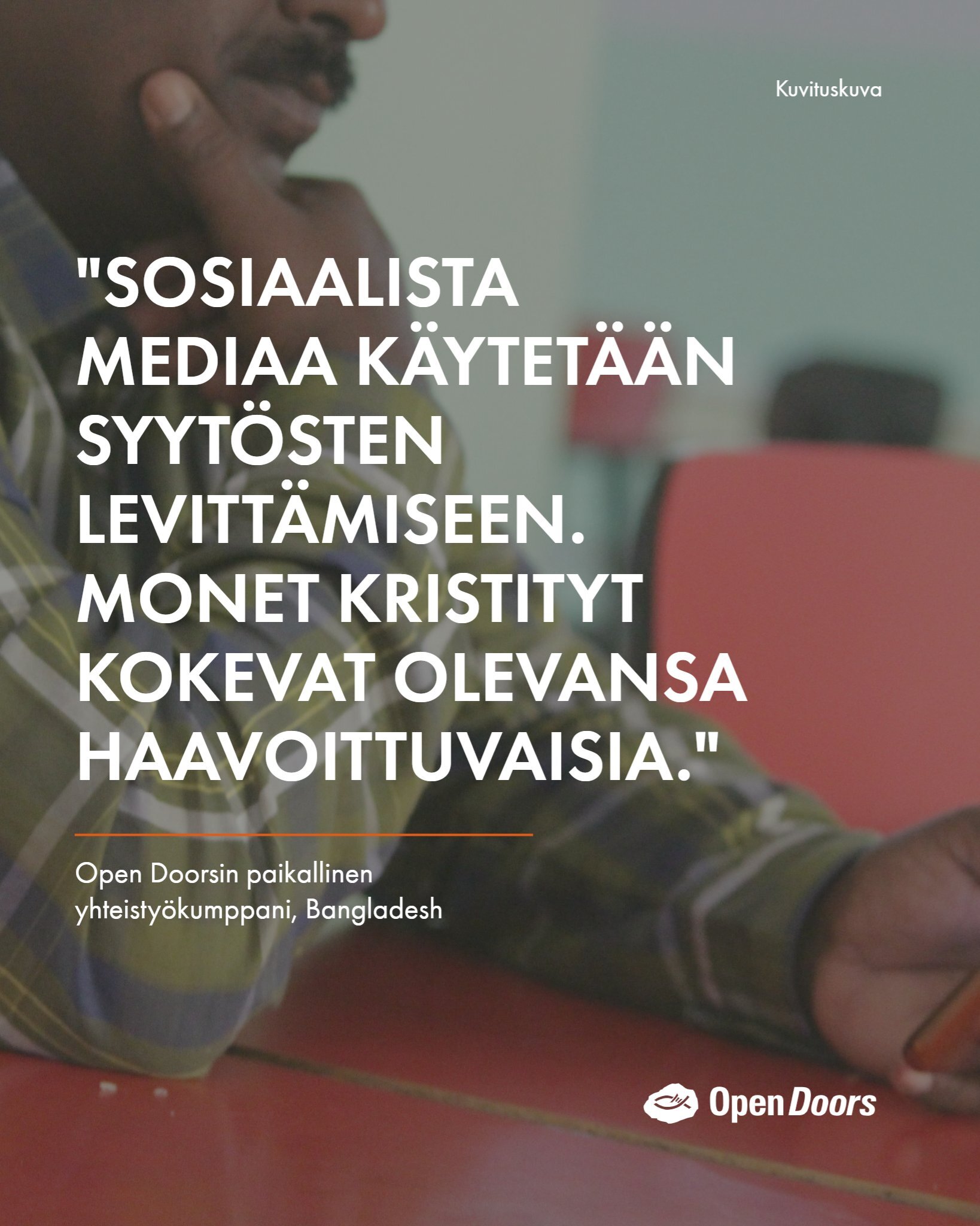 Sosiaalisessa mediassa levitetään syytöksiä kristityiksi kääntyneitä vastaan Bangladeshissa