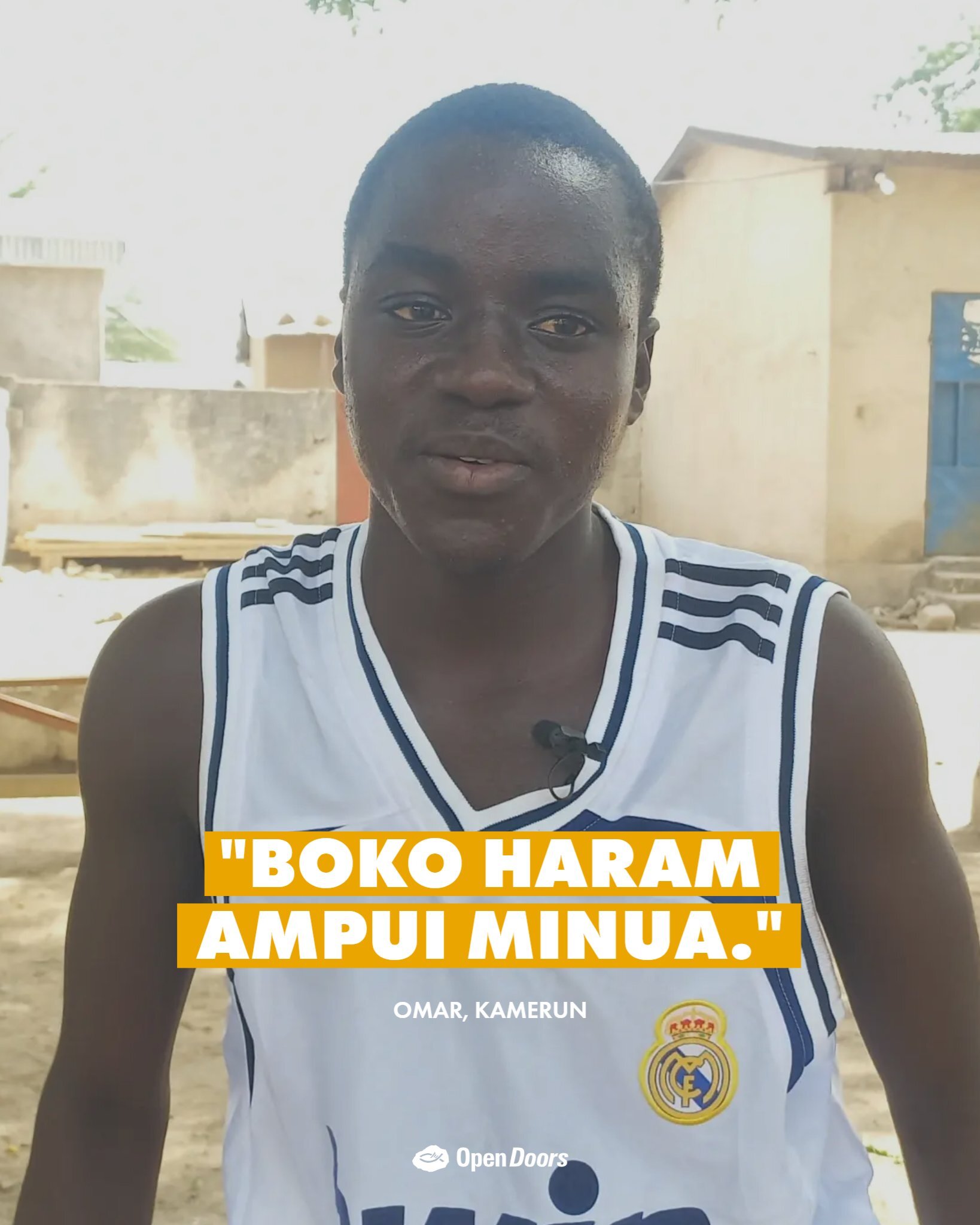Kamerunilainen Omar joutui Boko Haramin ampumaksi