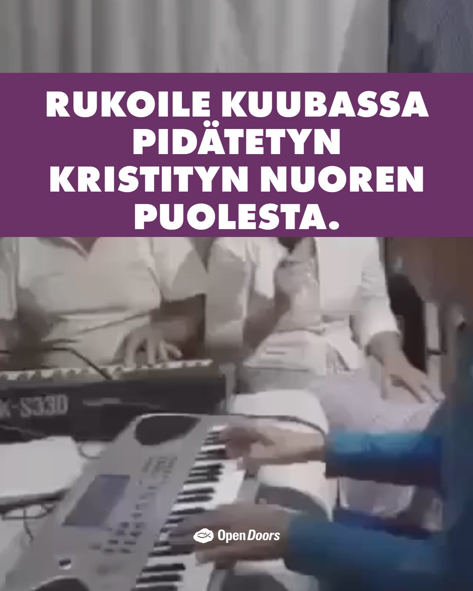 Kristitystä nuoresta tuli Kuuban nuorin poliittinen vanki