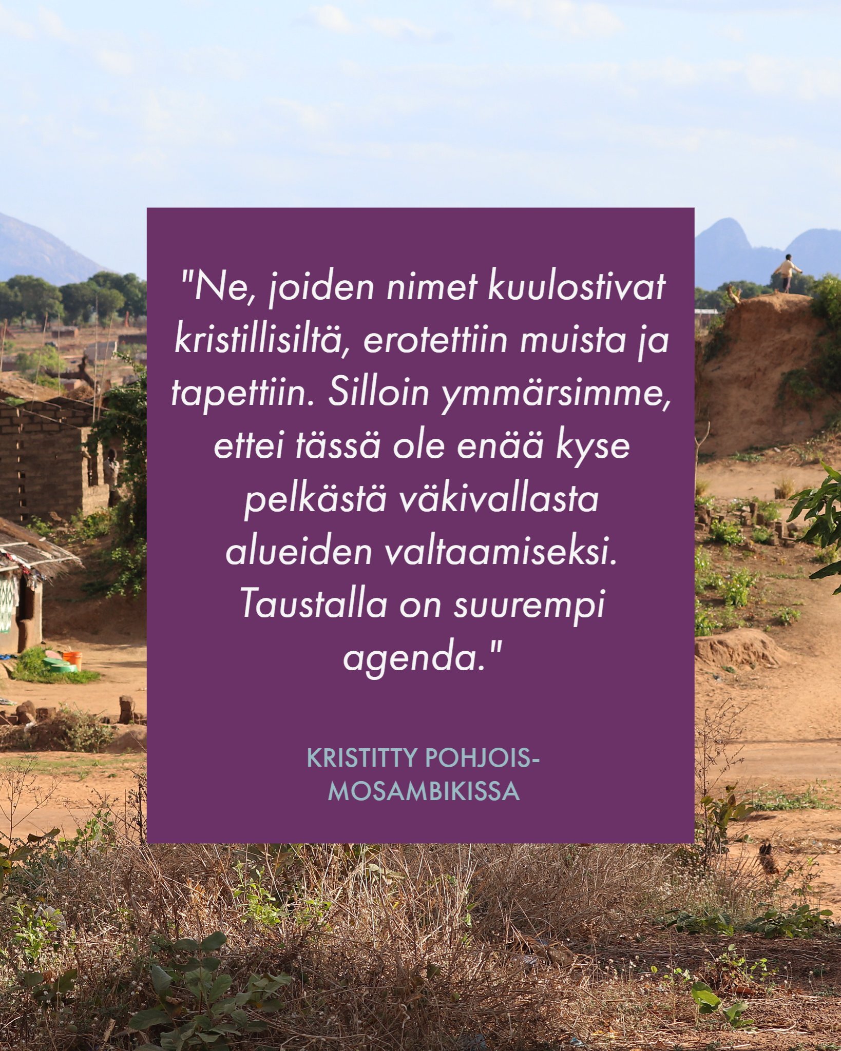 Rukoile Mosambikin puolesta