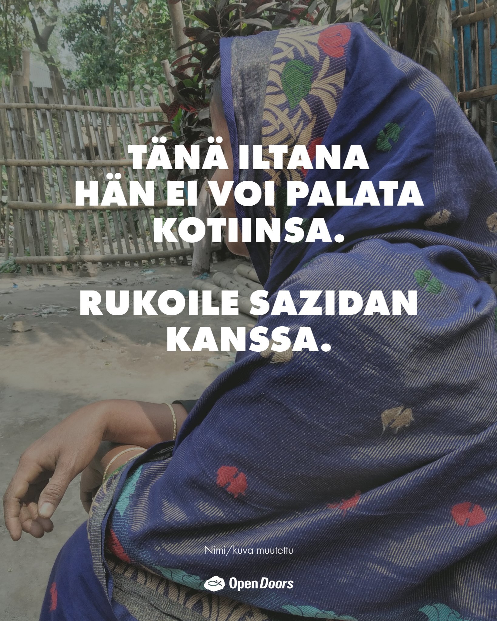Sazida* ei voi palata kotiinsa Bangladeshissa