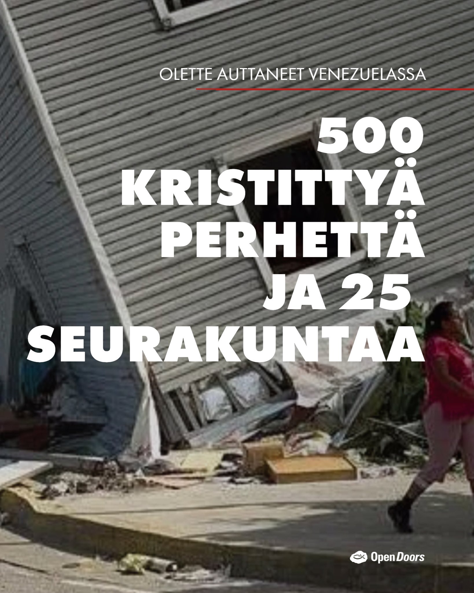 Tukesi tuo toivoa 500 kristitylle perheelle Venezuelassa