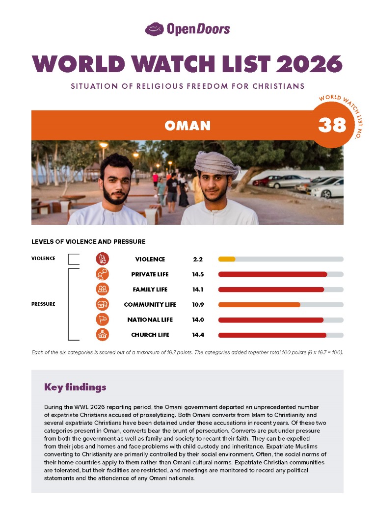 Lataa englanninkielinen maaraportti oman