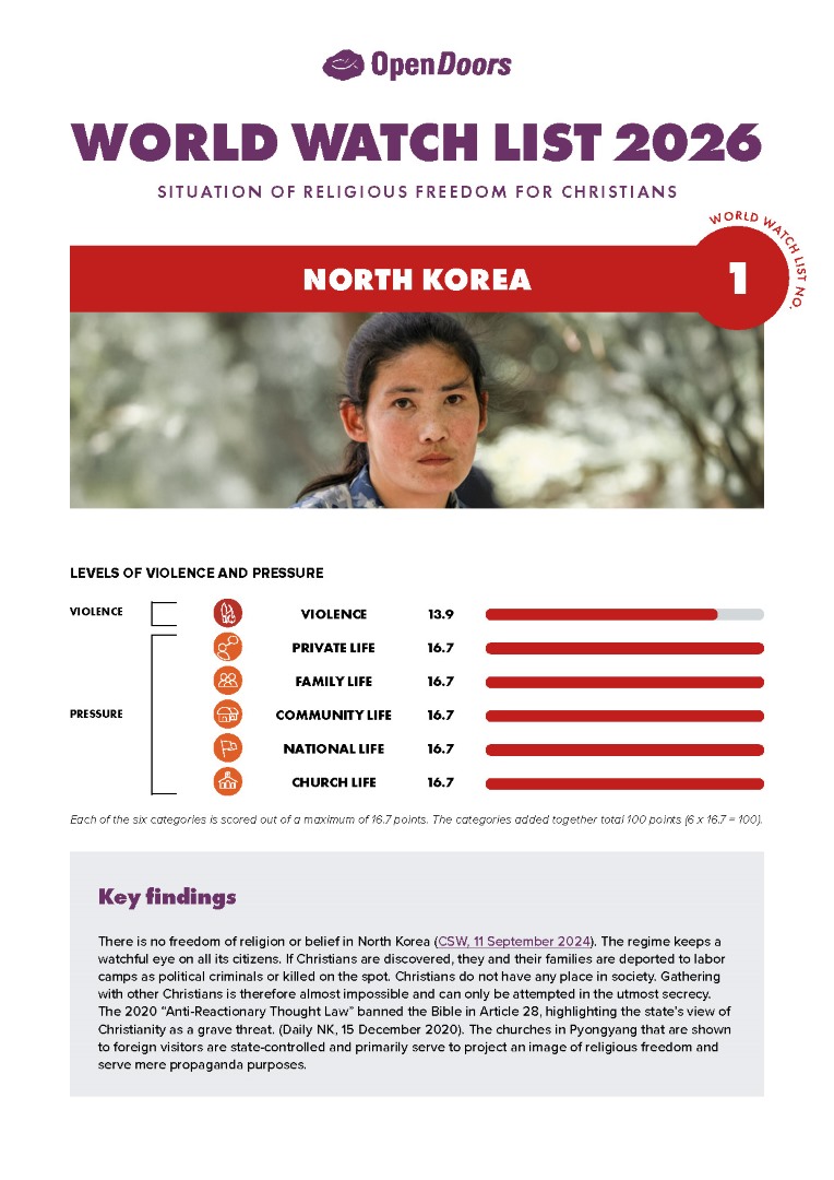 Lataa englanninkielinen maaraportti pohjois-korea